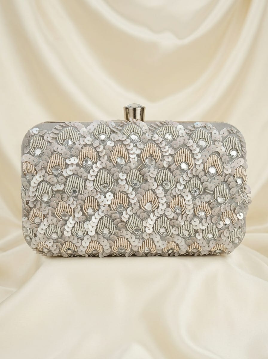 VRPS Embroidered Clutch | Handcrafted Ethnic Bag | SWIS-5518