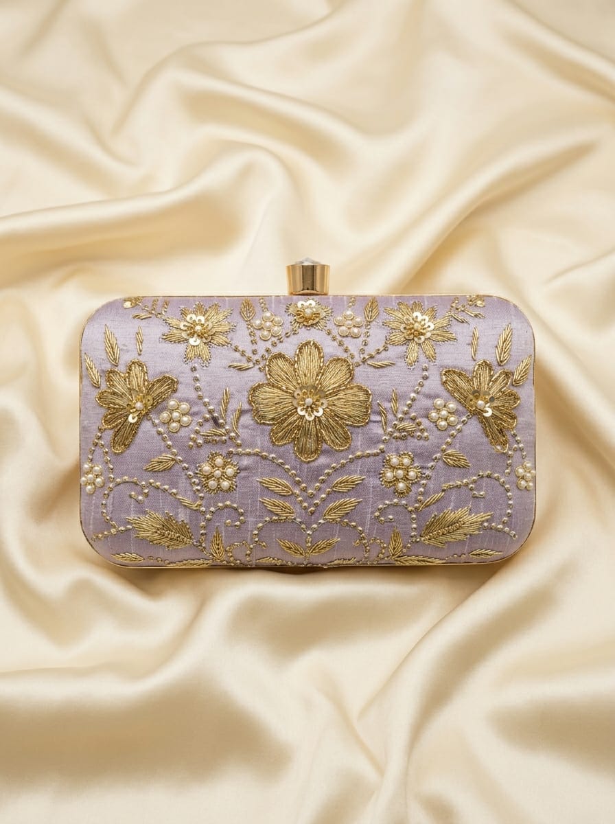 VRPS Embroidered Clutch | Handcrafted Ethnic Bag | SWIS-5519