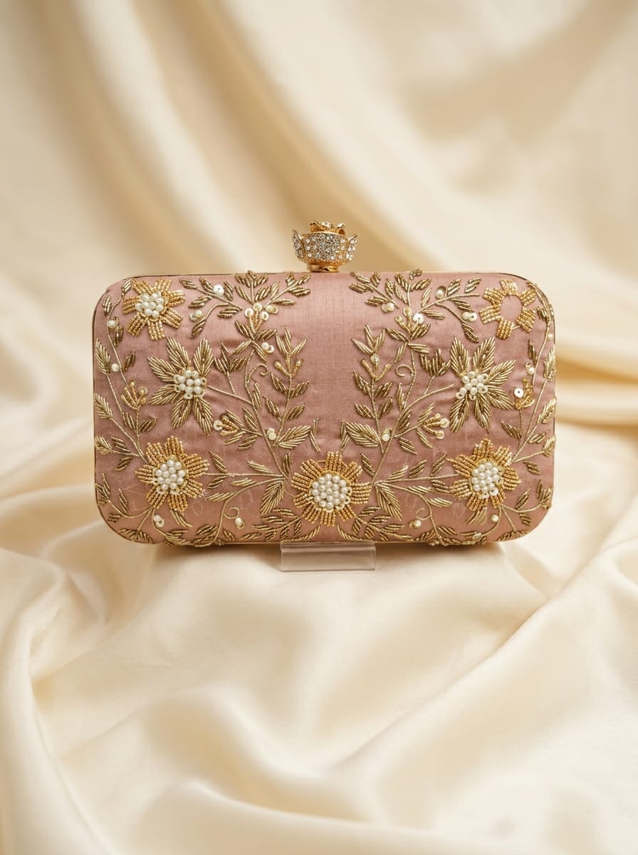 VRPS Embroidered Clutch | Handcrafted Ethnic Bag | SWIS-5520