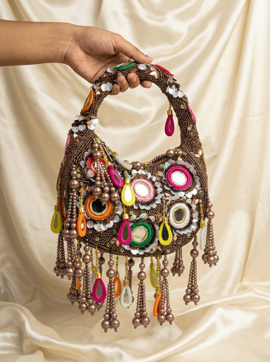 VRPS Moon Bags | Handcrafted Ethnic Bag | SWIS-5521