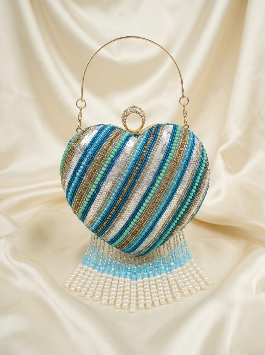 VRPS Embroidered Clutch | Handcrafted Ethnic Bag | SWIS-5525