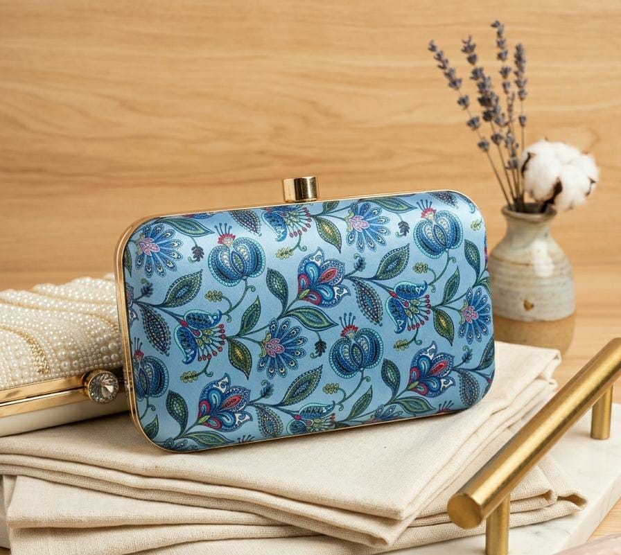 VRPS Printed Clutch | Handcrafted Ethnic Bag | SWIS-5544