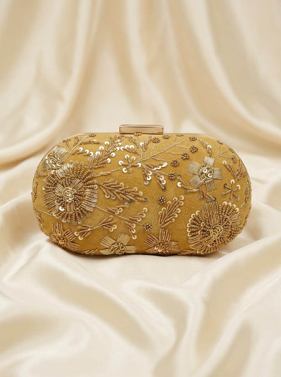 VRPS Embroidered Clutch | Handcrafted Ethnic Bag | SWIS-5574