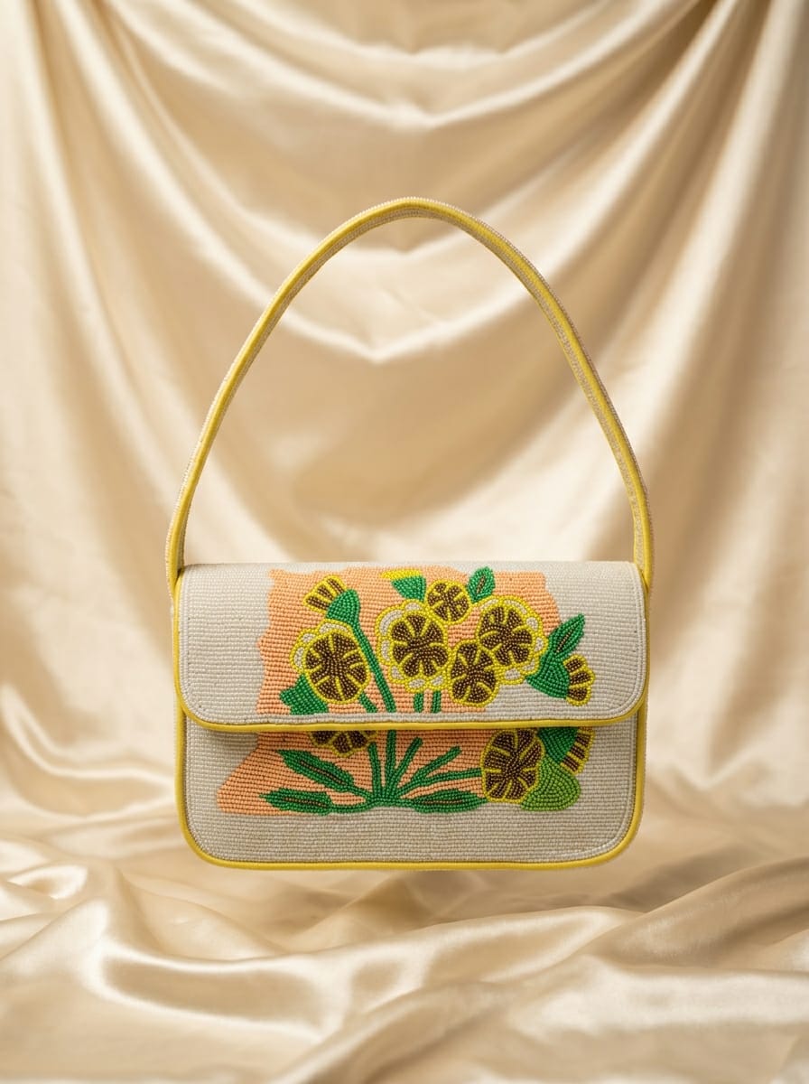 VRPS Beaded Clutch | Handcrafted Ethnic Bag | SWIS-5600
