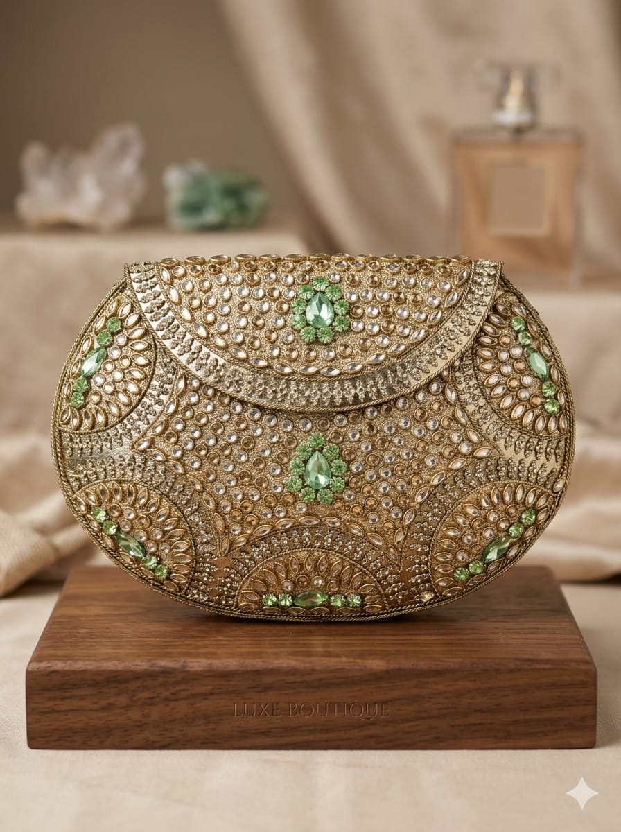 VRPS Metal Clutch | Handcrafted Ethnic Bag | SWIS-5638