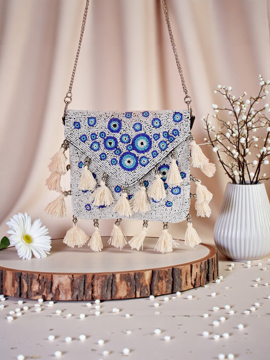 Handcrafted Banjara Boho Bag SWIS-565 | VRPS Handicrafts | Indian Ethnic Bag