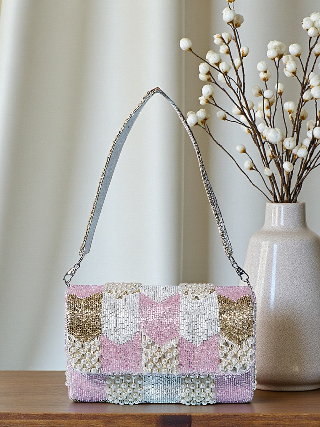 VRPS Flap Bag | Handcrafted Ethnic Bag | SWIS-566
