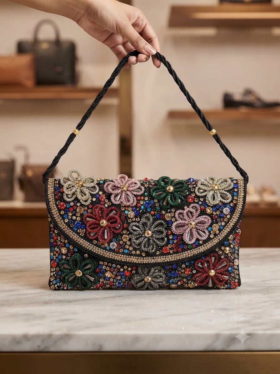 VRPS Flap Bag | Handcrafted Ethnic Bag | SWIS-5663