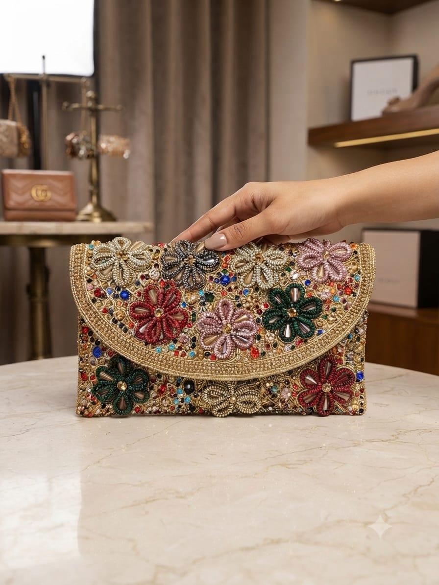VRPS Flap Bag | Handcrafted Ethnic Bag | SWIS-5664