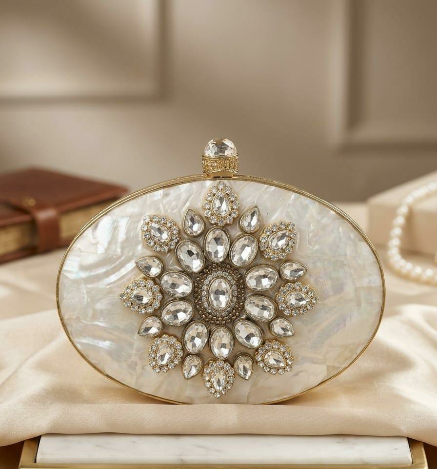 VRPS MOP Clutch | Handcrafted Ethnic Bag | SWIS-5670