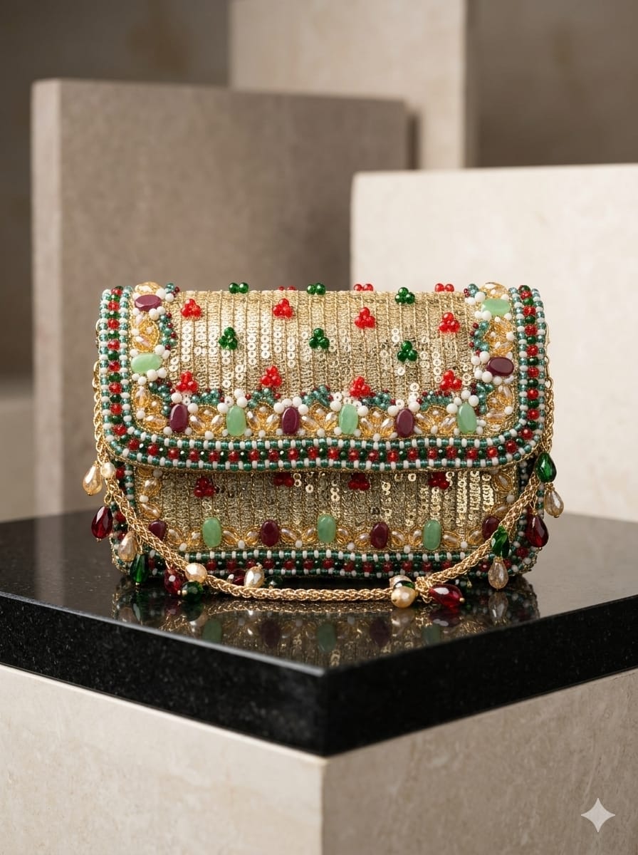 VRPS Flap Bag | Handcrafted Ethnic Bag | SWIS-5674