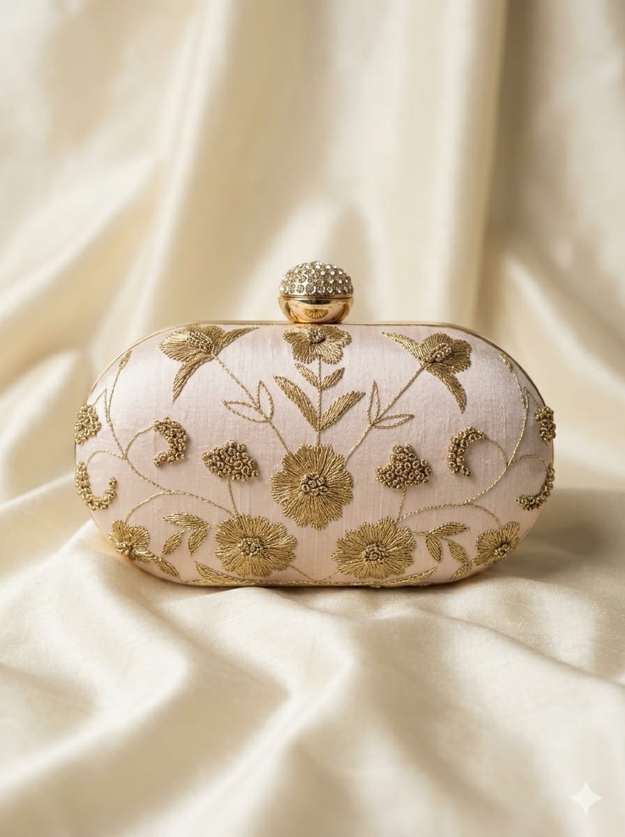 VRPS Embroidered Clutch | Handcrafted Ethnic Bag | SWIS-5677
