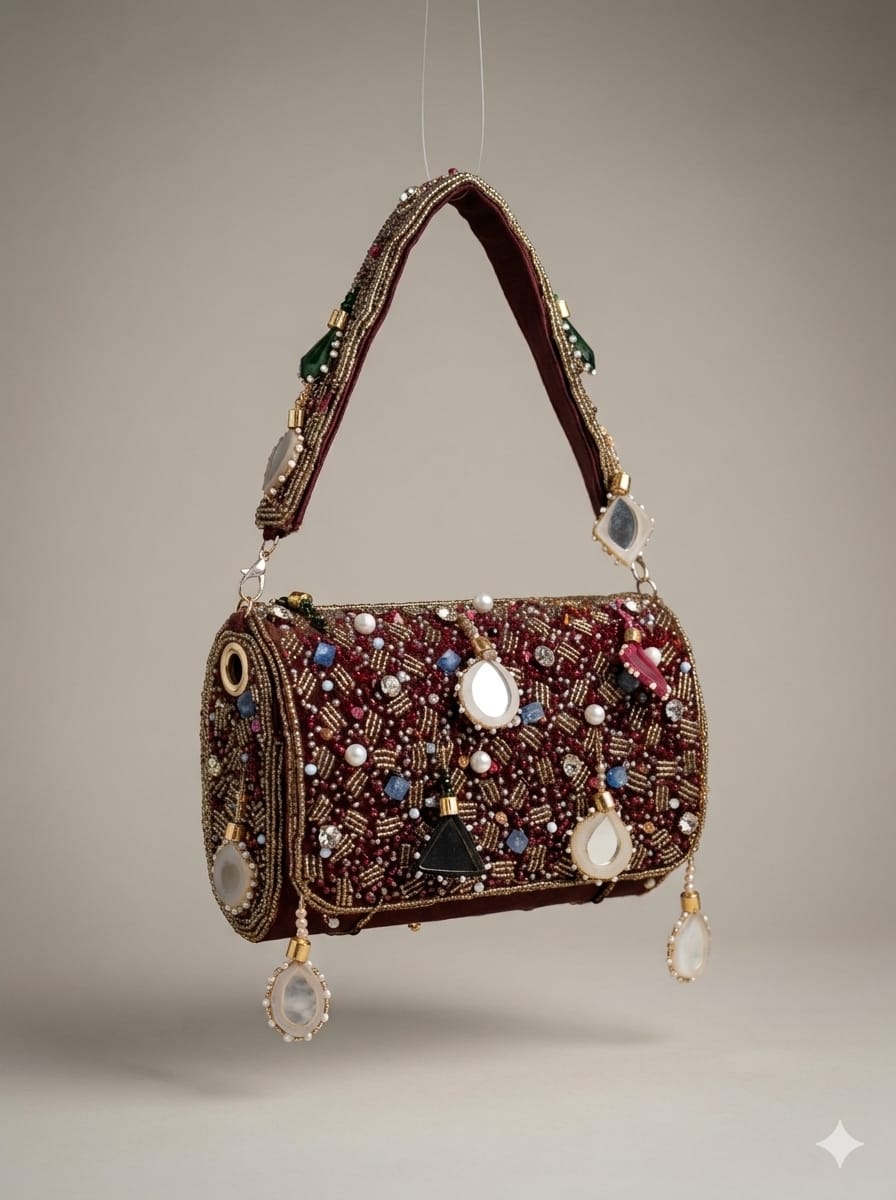 VRPS Flap Bag | Handcrafted Ethnic Bag | SWIS-5679