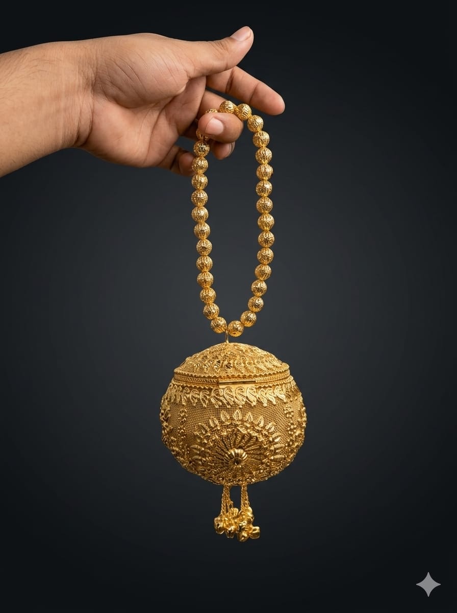 VRPS Metal Clutch | Handcrafted Ethnic Bag | SWIS-5683