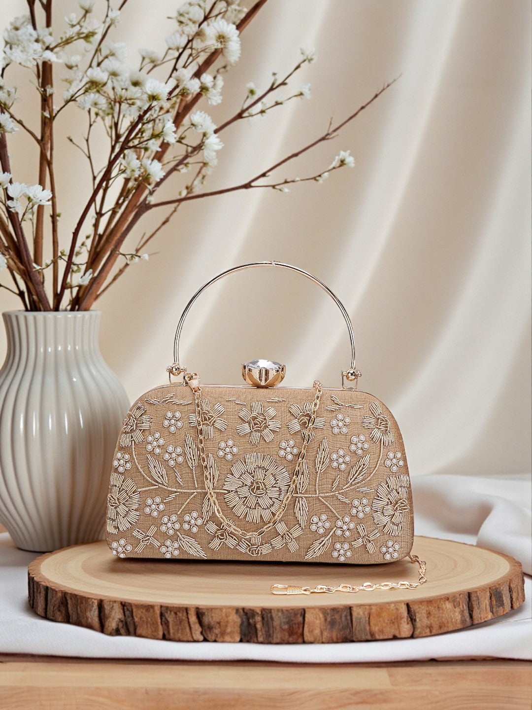 VRPS Embroidered Clutch | Handcrafted Ethnic Bag | SWIS-570