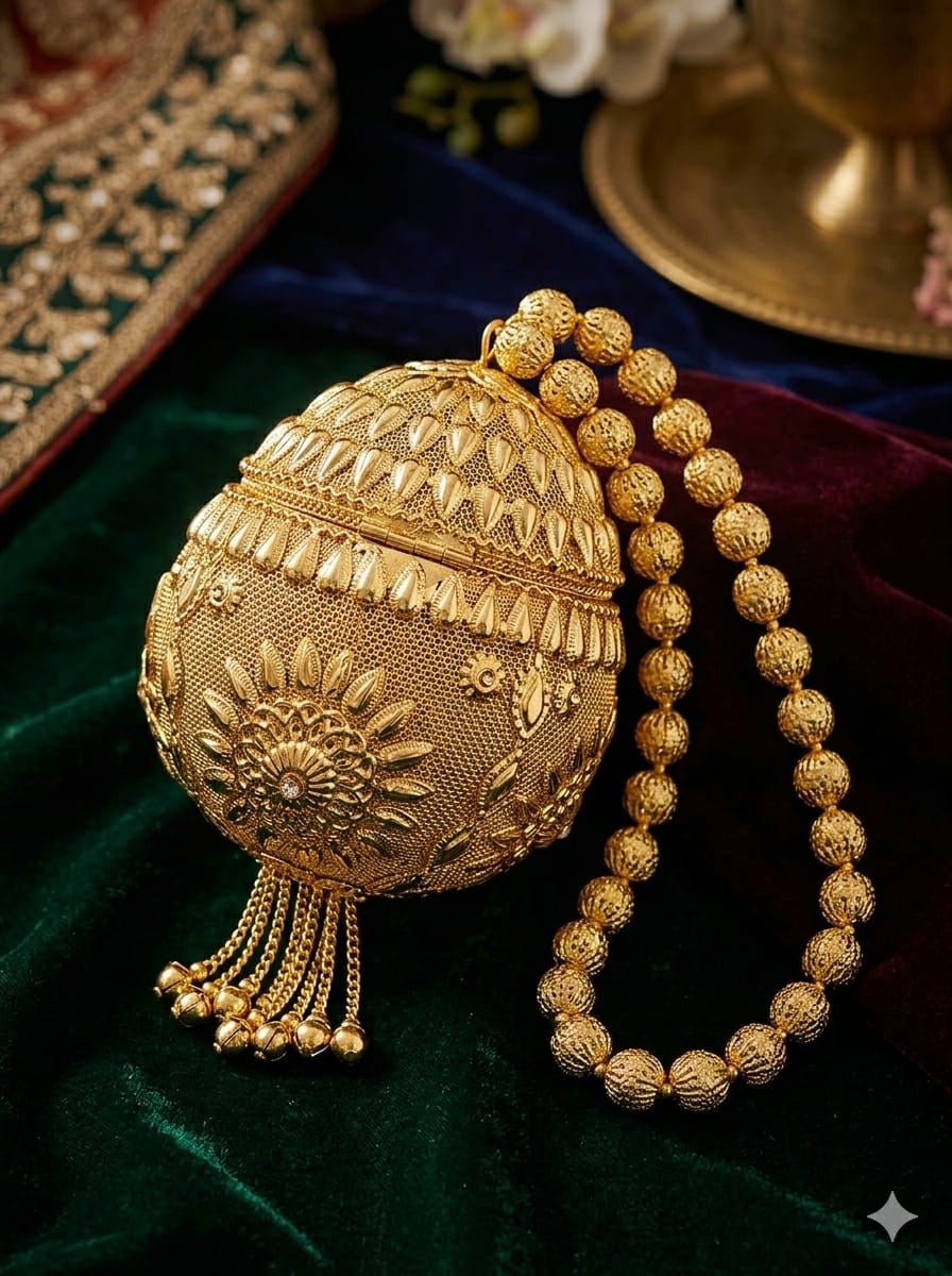 VRPS Metal Clutch | Handcrafted Ethnic Bag | SWIS-5704