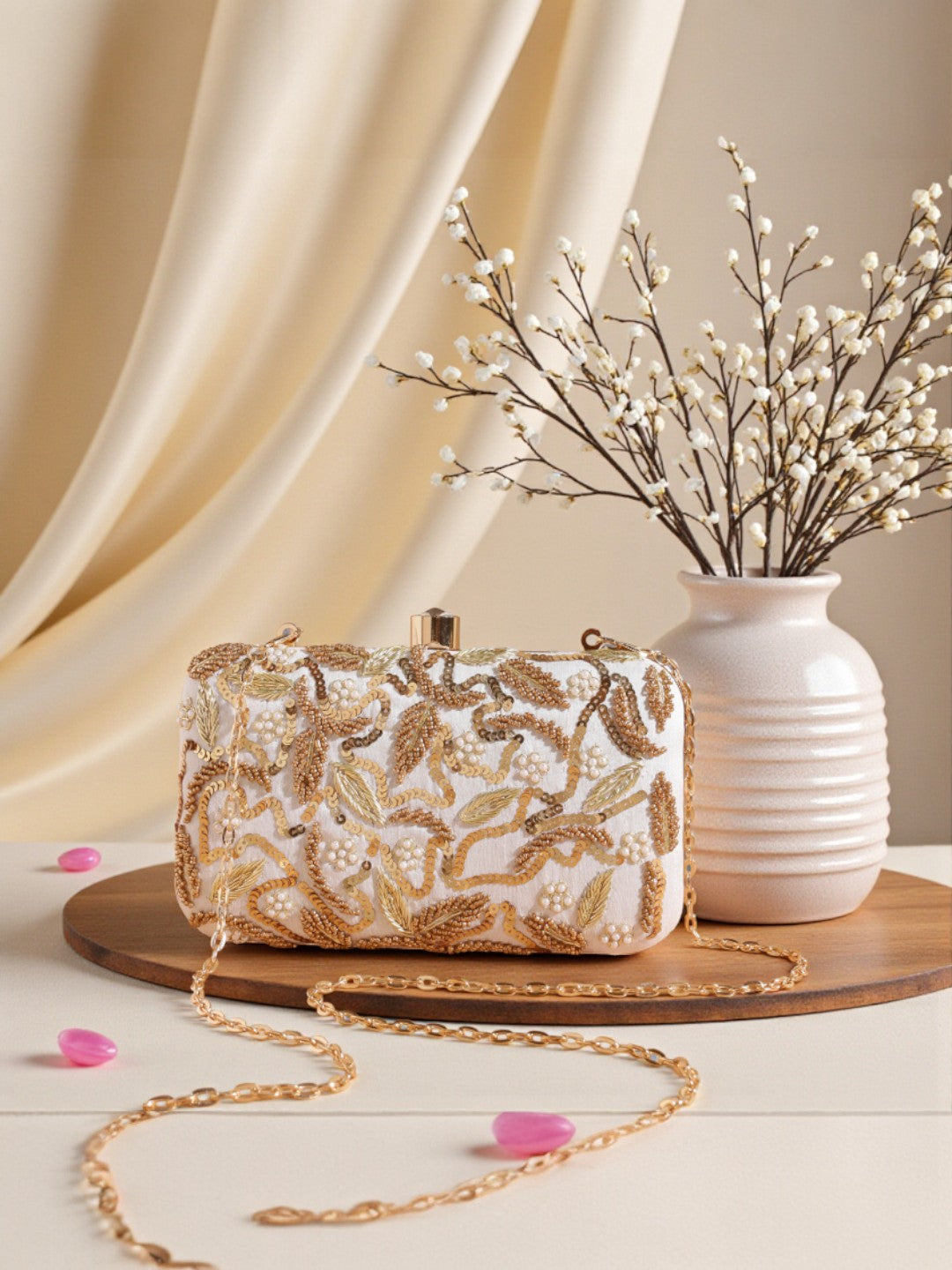 VRPS Embroidered Clutch | Handcrafted Ethnic Bag | SWIS-572