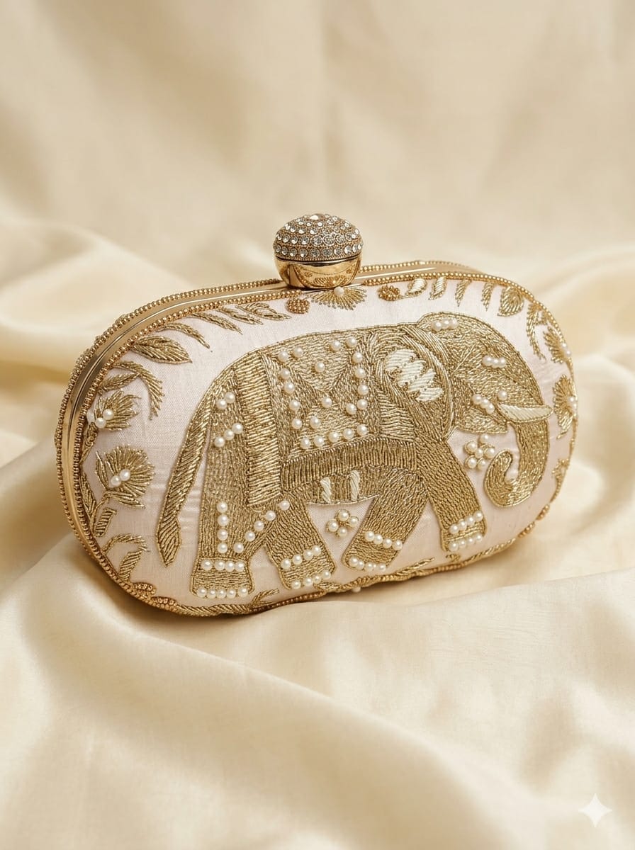 Harini Embroidered Clutch - SWIS-5765