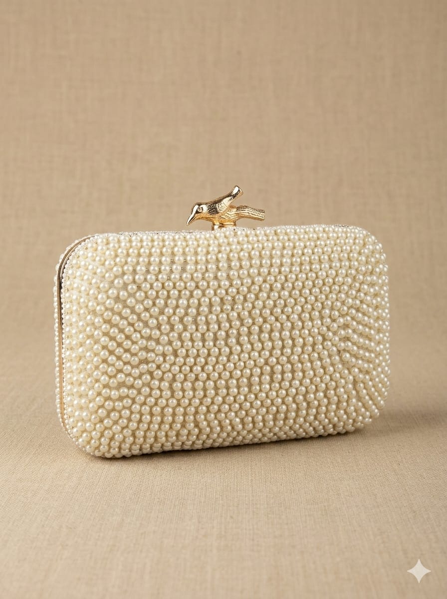 Inaya Embroidered Clutch - SWIS-5776
