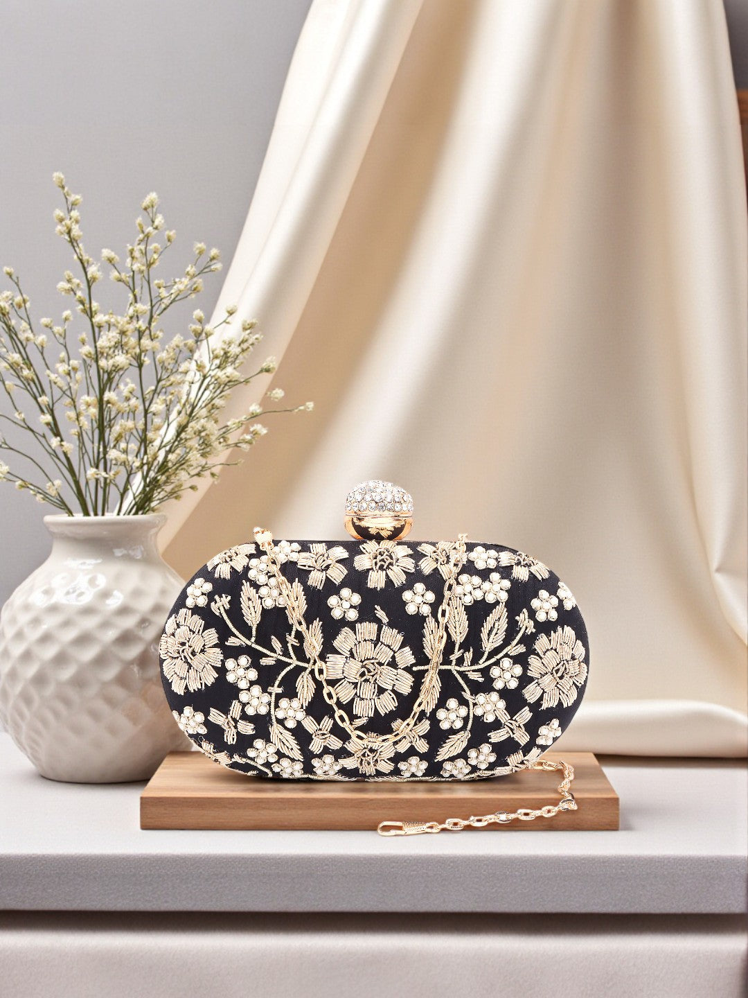 VRPS Embroidered Clutch | Handcrafted Ethnic Bag | SWIS-578