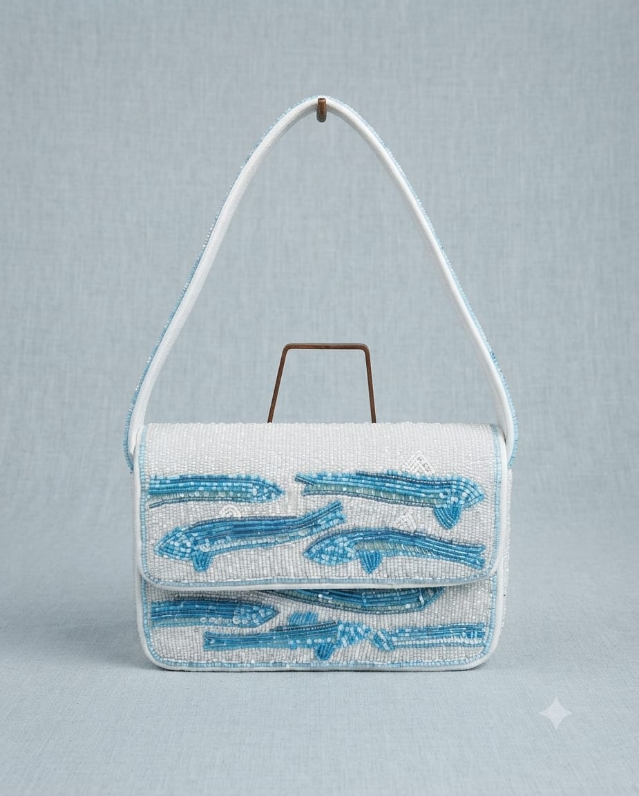 Sanha Beaded Clutch - SWIS-5789