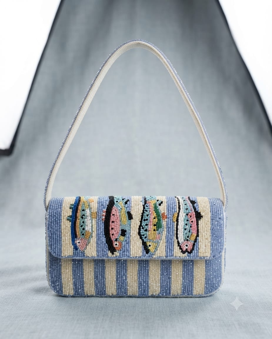 Aadhya Beaded Clutch - SWIS-5791