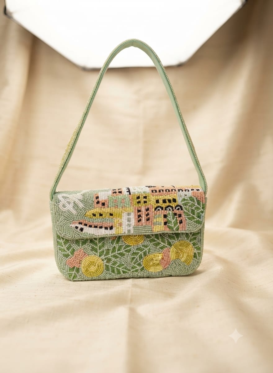 Aaravi Beaded Clutch - SWIS-5793