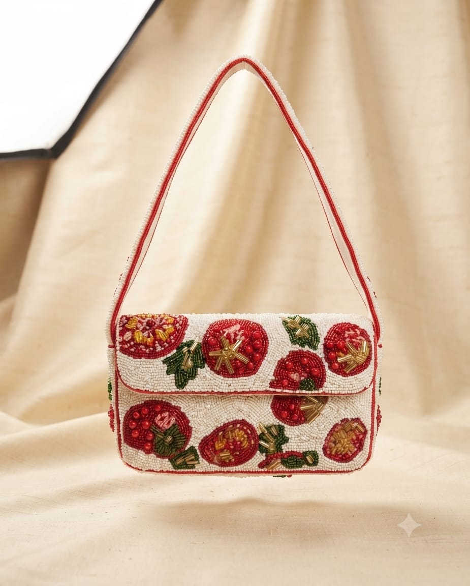 Aarna Beaded Clutch - SWIS-5794