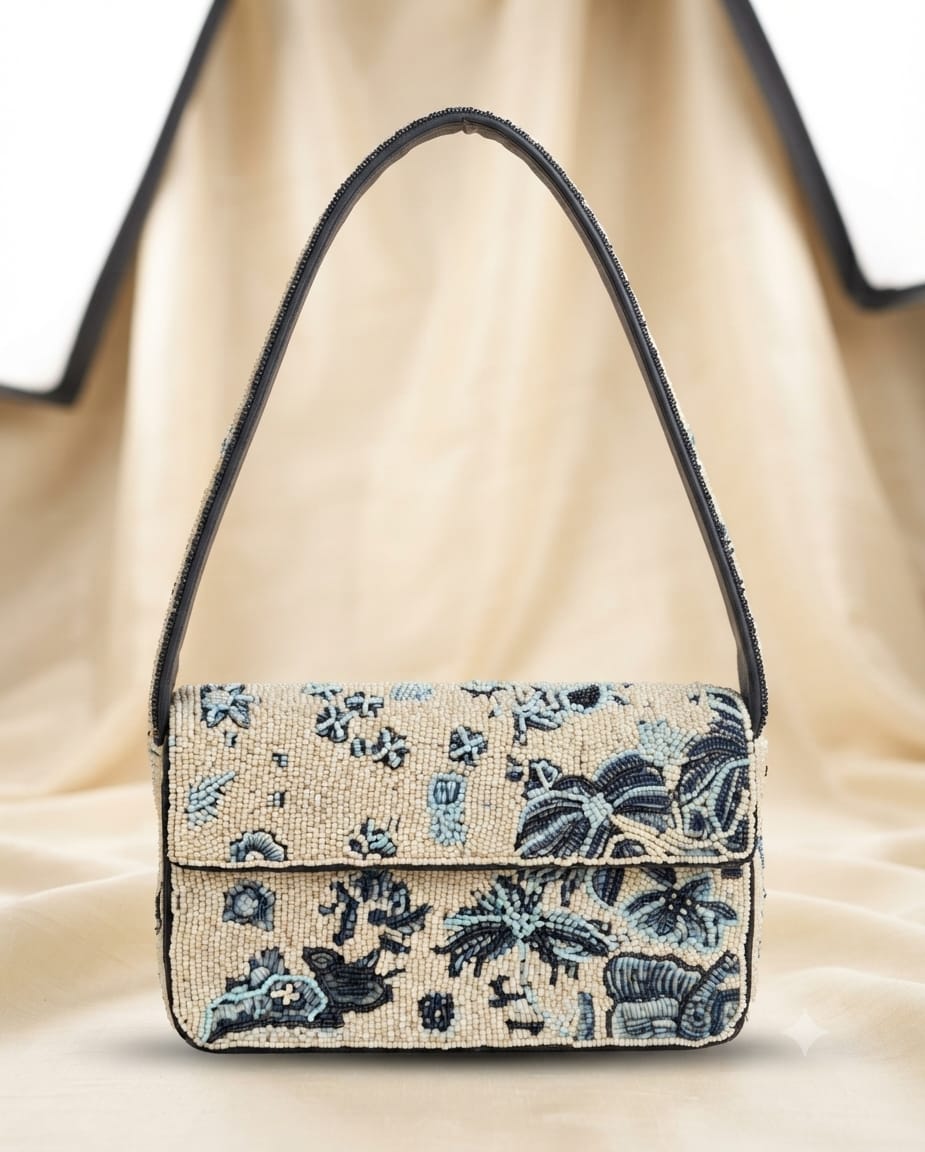Aashvi Beaded Clutch - SWIS-5796