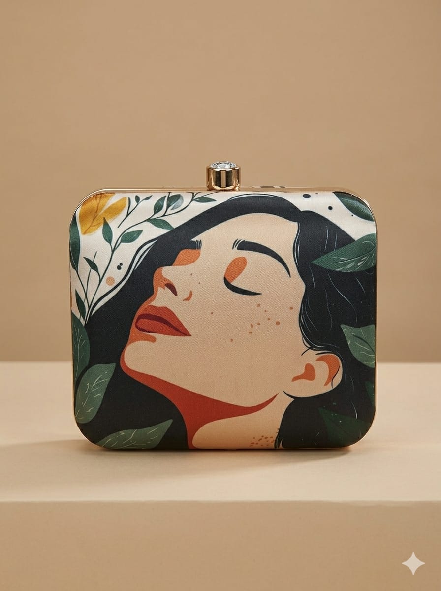 Varsha Printed Clutch - SWIS-5835