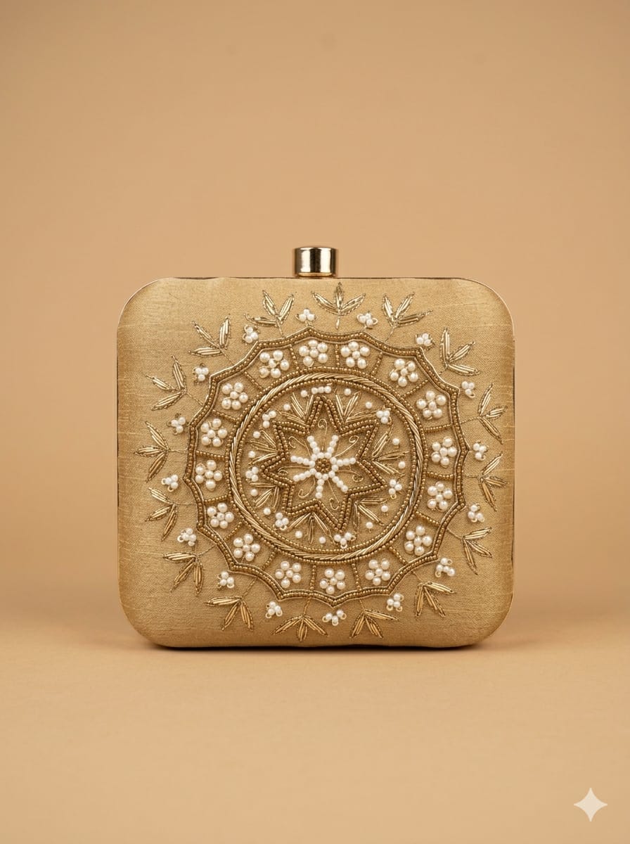 Avantika Embroidered Clutch - SWIS-5877