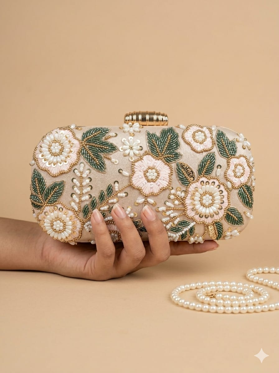 Charvi Embroidered Clutch - SWIS-5879
