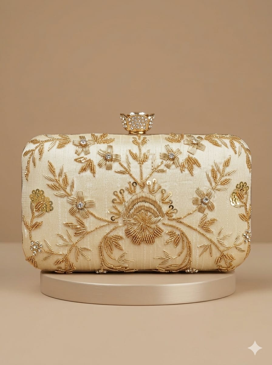 Eesha Embroidered Clutch - SWIS-5885