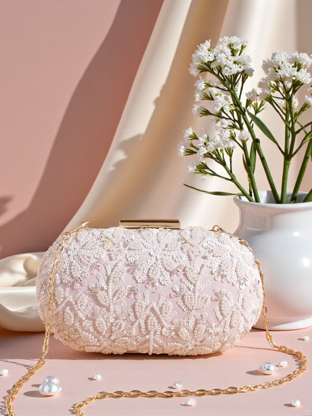 VRPS Embroidered Clutch | Handcrafted Ethnic Bag | SWIS-589