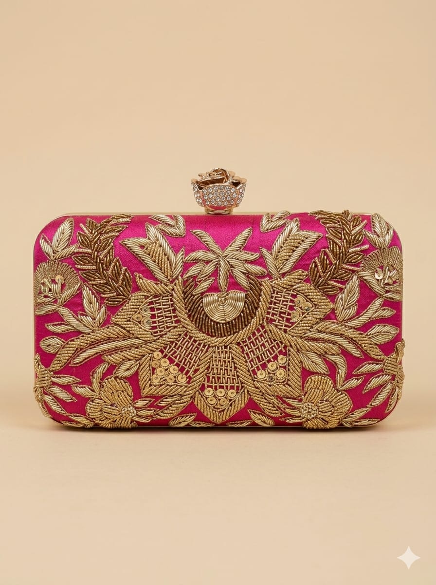 Ishita Embroidered Clutch - SWIS-5897