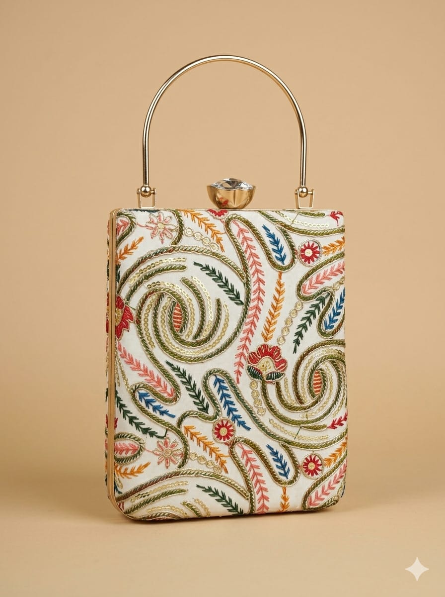 Paavani Classic Clutch - SWIS-5925