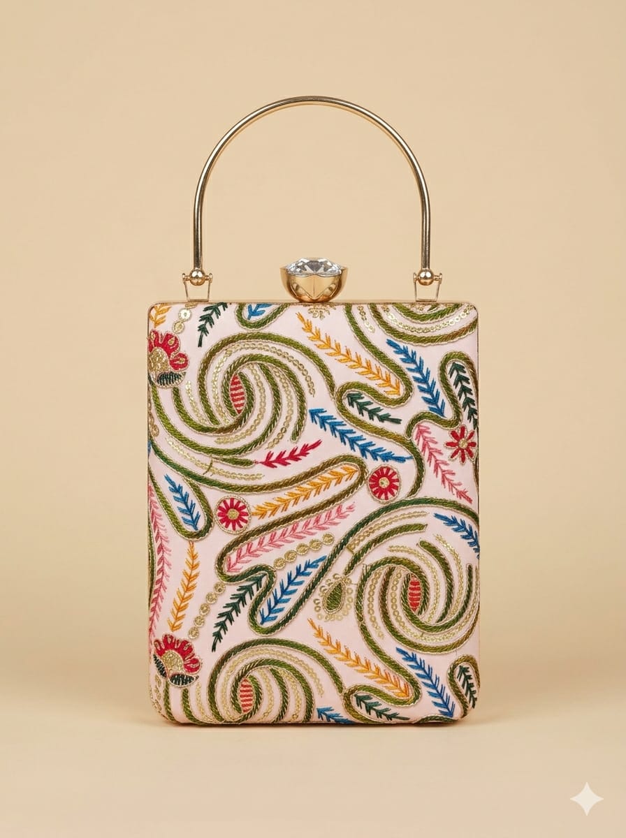 Pakhi Classic Clutch - SWIS-5926