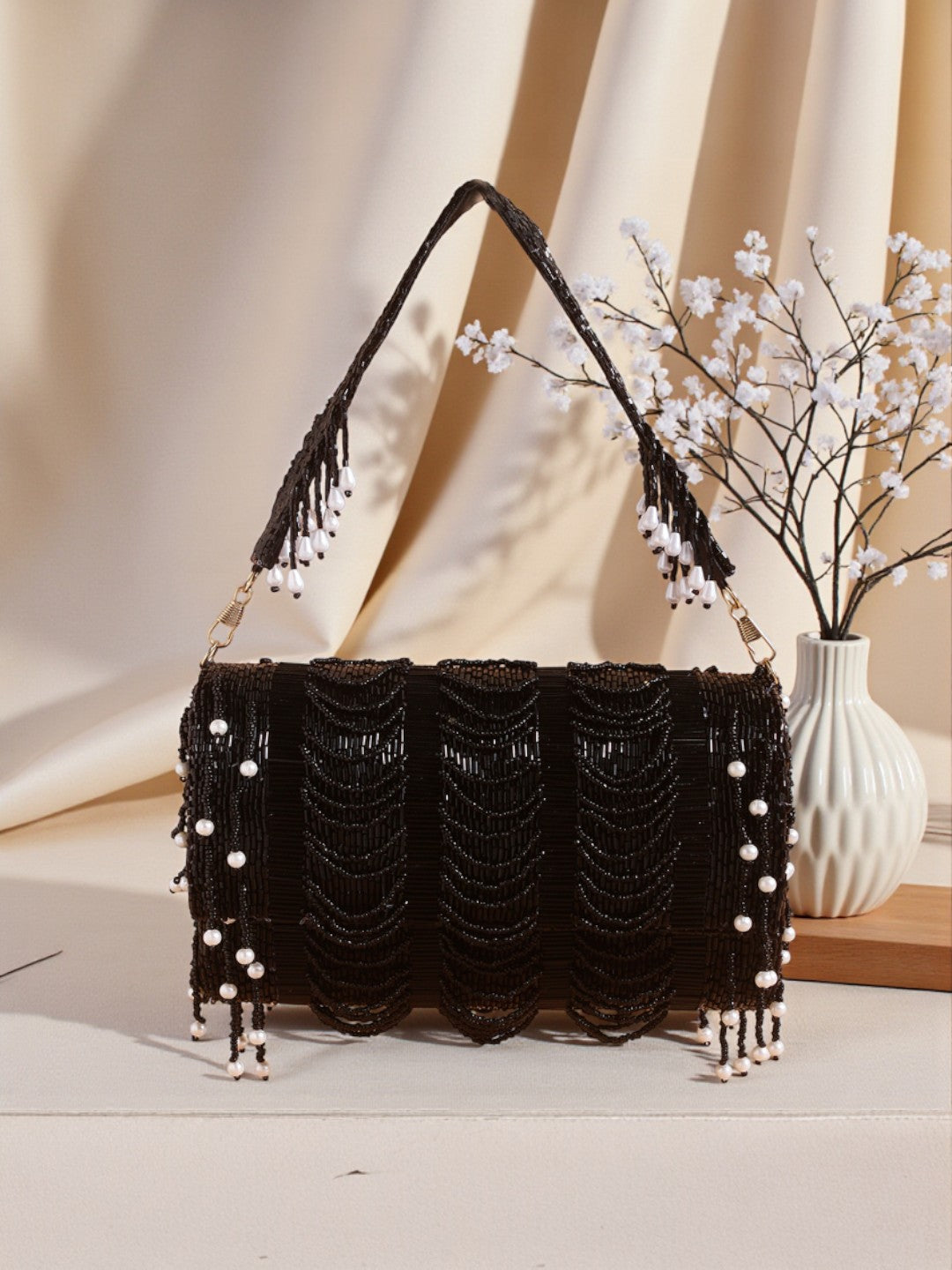 Handcrafted Flap Bag SWIS-594 | VRPS Handicrafts | Indian Ethnic Bag