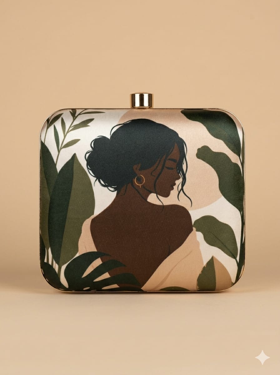 Sonakshi Printed Clutch - SWIS-6024