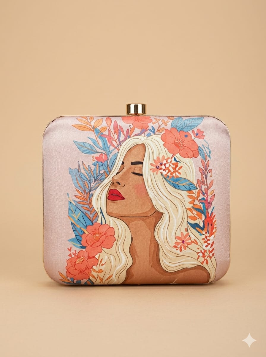 Suhani Printed Clutch - SWIS-6025