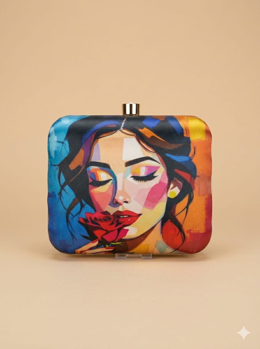 Tanvi Printed Clutch - SWIS-6026
