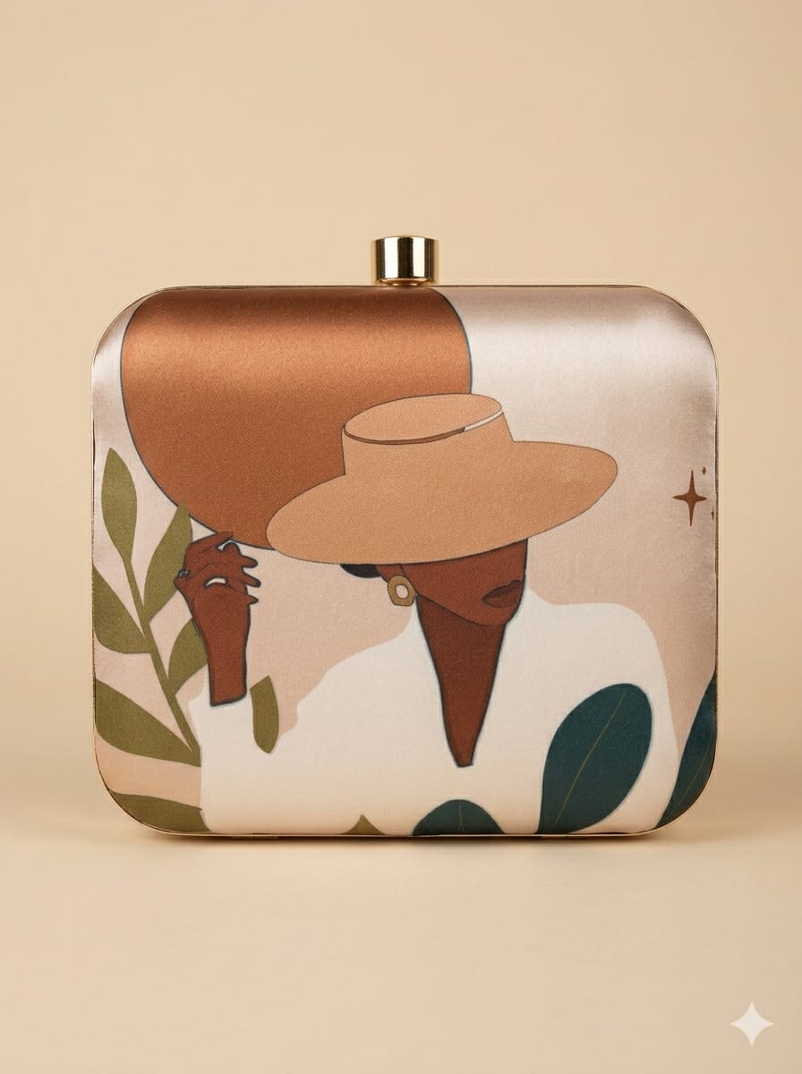 Vedika Printed Clutch - SWIS-6031
