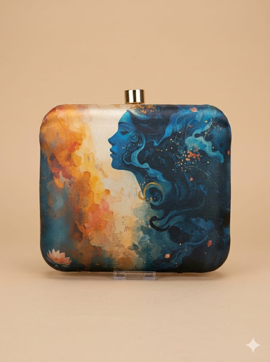 Alia Printed Clutch - SWIS-6037