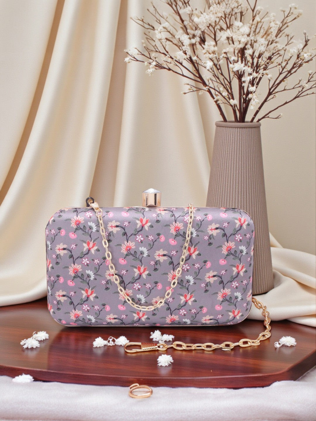 VRPS Printed Clutch | Handcrafted Ethnic Bag | SWIS-604