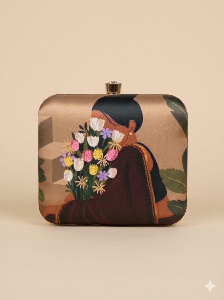 Bani Printed Clutch - SWIS-6040
