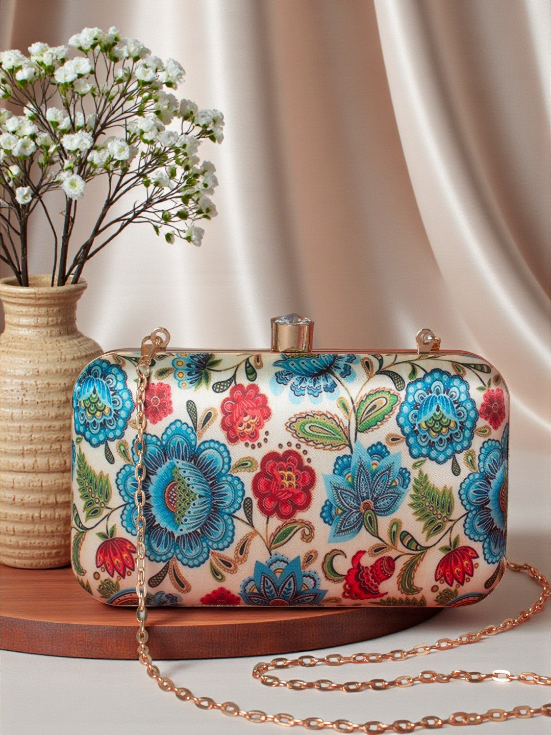 VRPS Printed Clutch | Handcrafted Ethnic Bag | SWIS-605