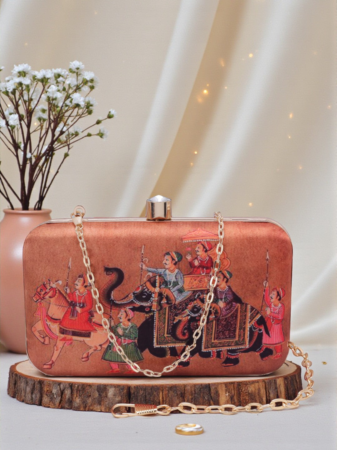 VRPS Printed Clutch | Handcrafted Ethnic Bag | SWIS-607