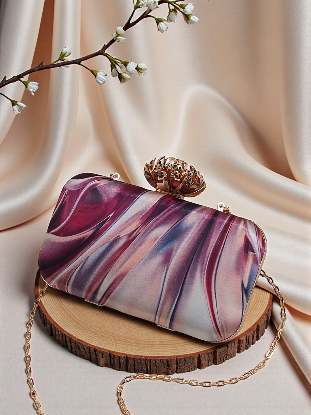 VRPS Printed Clutch | Handcrafted Ethnic Bag | SWIS-618