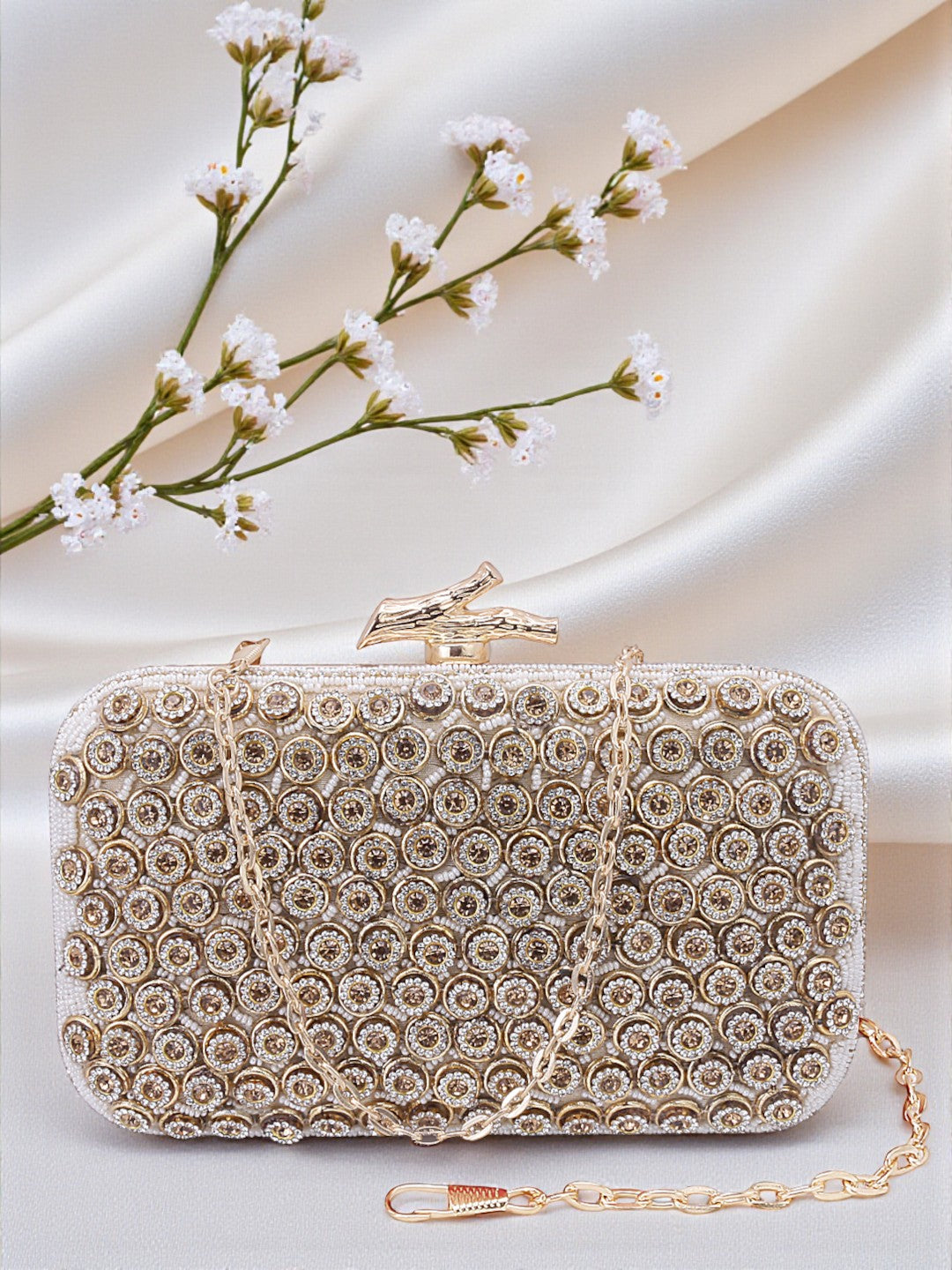 VRPS Embroidered Clutch | Handcrafted Ethnic Bag | SWIS-619