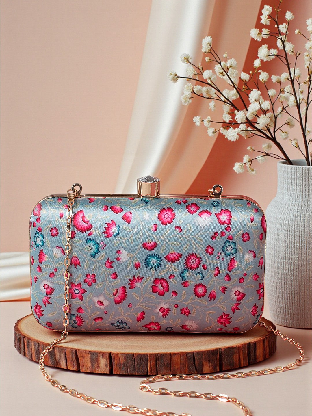 VRPS Printed Clutch | Handcrafted Ethnic Bag | SWIS-620